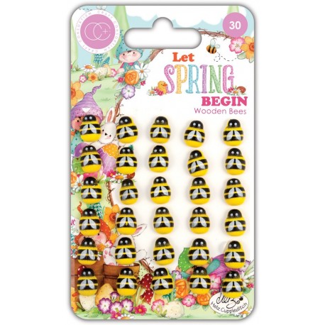 Craft Consortium Let Spring Begin Wooden Bees