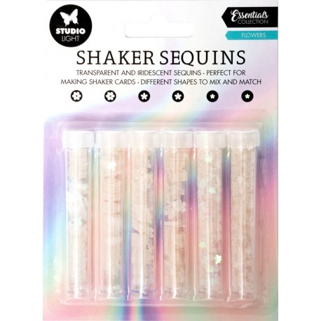 StudioLight Shaker Sequins Flowers 6pz