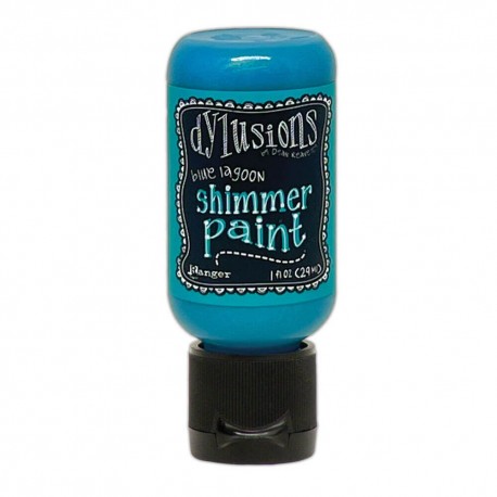 Ranger Dylusions Shimmer Paint Flip Cap Bottle - Blue Lagoon