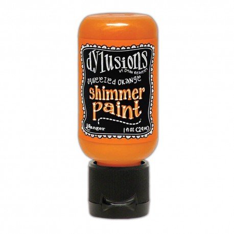 Ranger Dylusions Shimmer Paint Flip Cap Bottle - Squeezed Orange