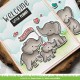 LAWN FAWN Elephant Parade Add-On Clear Stamp