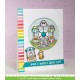 LAWN FAWN Coaster Critters Flip-Flop Clear Stamp