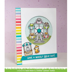 LAWN FAWN Coaster Critters Flip-Flop Clear Stamp