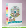 LAWN FAWN Coaster Critters Flip-Flop Clear Stamp
