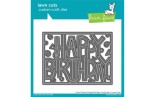 LAWN FAWN Giant Outlined Happy Birthday: Landscape Cuts