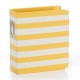 6x8 SN@P! Designer Binder Yellow Stripe