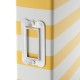 6x8 SN@P! Designer Binder Yellow Stripe