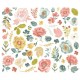 Simple Stories Wildflower Floral Bits 55pz