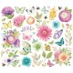 Simple Stories Simple Vintage Life in Bloom Floral Bits 45pz