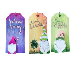 TAG in LEGNO HAPPY EASTER