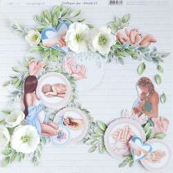 LemonCraft Waiting For You ELEMENTS 02 SCRAPBOOKING Paper 30x30cm