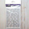 Les Ateliers de Karine Rainbow Textes Rainbow Clear Stamp