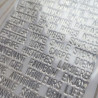 Les Ateliers de Karine Rainbow Textes Rainbow Clear Stamp