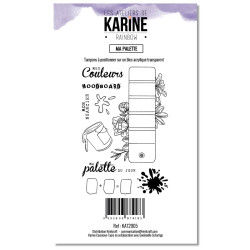 Les Ateliers de Karine Rainbow Ma palette Clear Stamp