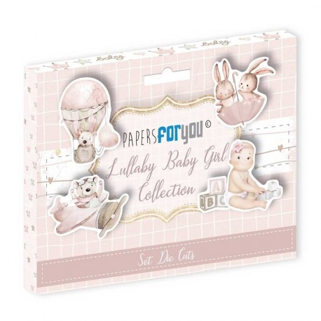 Papers For You Lullaby Baby Girl Die Cuts