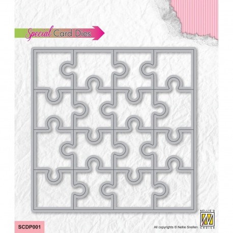 Nellie's Choice Special Card Dies Square Puzzle