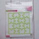 Nellie's Choice Special Card Dies Square Puzzle