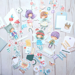 Mintopia Diecuts CHIBI EN EL BOSQUE