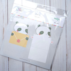 Mintopia Fustella CARD PANDA CHIBI EN EL BOSQUE