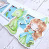 SET TIMBRO + FUSTELLA Mintopia LA PRINCESA Y EL DRAGÓN BACK TO BASICS