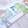 SET TIMBRO + FUSTELLA Mintopia LA PRINCESA Y EL DRAGÓN BACK TO BASICS