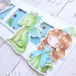 Timbro Mintopia LA PRINCESA Y EL DRAGÓN BACK TO BASICS