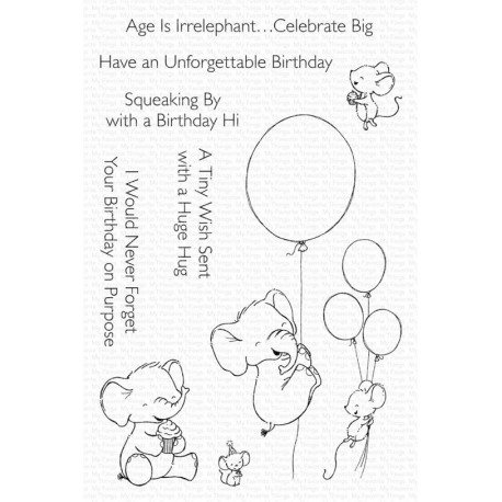 My Favorite Things Unforgettable Birthday Clear Stamps