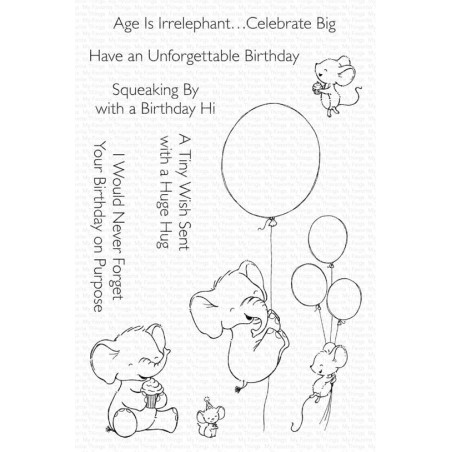 My Favorite Things Unforgettable Birthday Clear Stamps