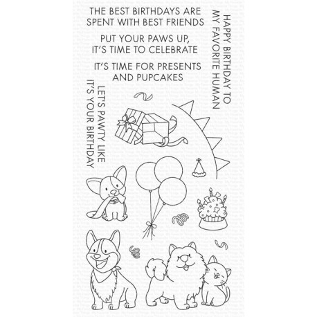 My Favorite Things Presents and Pupcakes Clear Stamps