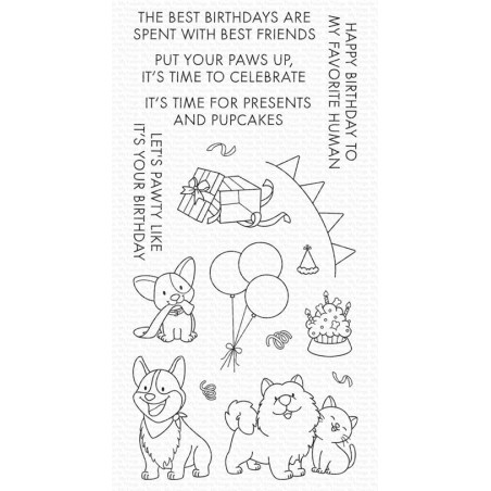 My Favorite Things Presents and Pupcakes Clear Stamps