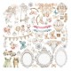 Alchemy of Art Cute Baby Paper Collection Set 30x30cm 6fg