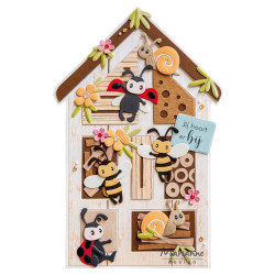 Marianne Design Craft Stencil A5 by Marleen Insect Hotel