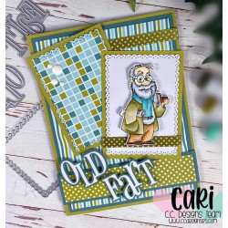 C.C. Design Retirement Clear Stamp