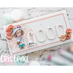 C.C. Design Retirement Clear Stamp