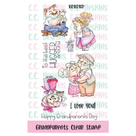 C.C. Design Grandparents Clear Stamp