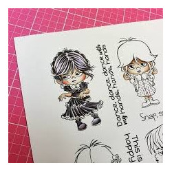 C.C. Design The Girl Clear Stamp