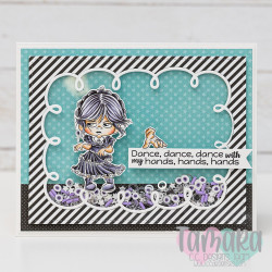 C.C. Design The Girl Clear Stamp