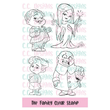 C.C. Design The Family Clear Stamp