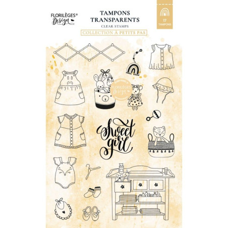 Florileges Clear Stamp SWEET GIRL