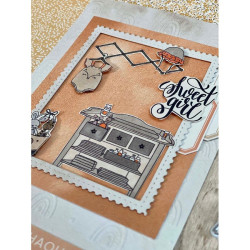 Florileges Clear Stamp SWEET GIRL