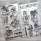 C.C. Design Retirement Clear Stamp