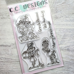 C.C. Design Green One Clear Stamp