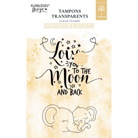 Florileges Clear Stamp TO THE MOON