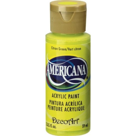 Colore acrilico DecoArt Americana Citron Green