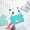 Mintopia Fustella CARD PANDA CHIBI EN EL BOSQUE