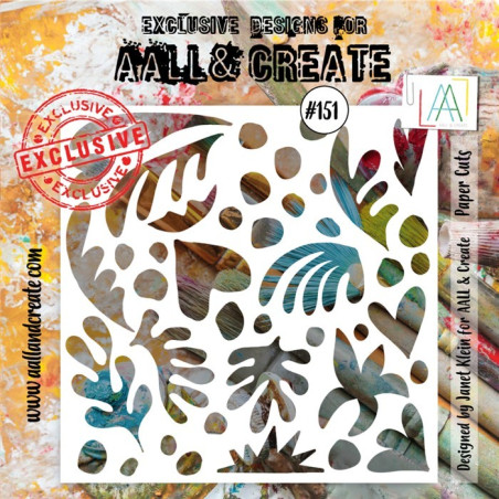 AALL & Create Stencil 151 Paper Cuts