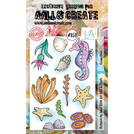 AALL & Create Stamp Set A6 859 Ocean Floor