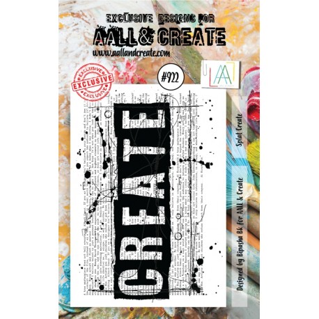 AALL & Create Stamp Set 922 Splat Create