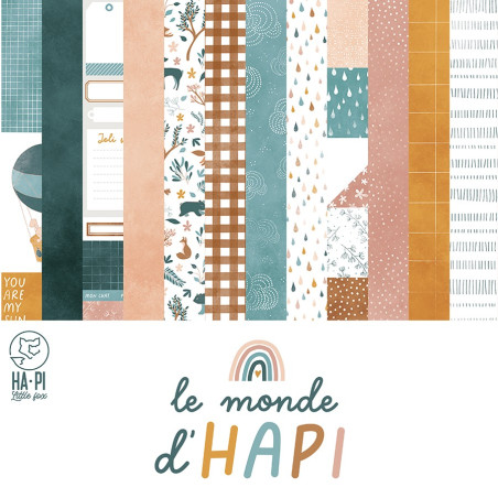 HA-PI Little Fox Le monde d'HAPI Collection Kit + Acetato 30x30cm