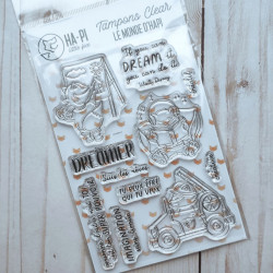 HA-PI Little Fox LE MONDE D'HAPI Dreamer Clear Stamp